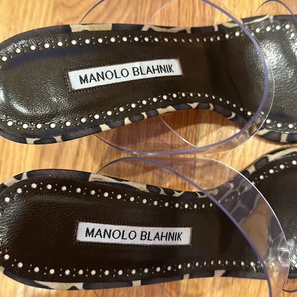 MANOLO BLAHNIK SCOLTO CHEETAH PRINT - BRAND NEW IN BOX - SIZE 7 - Picture 3 of 9